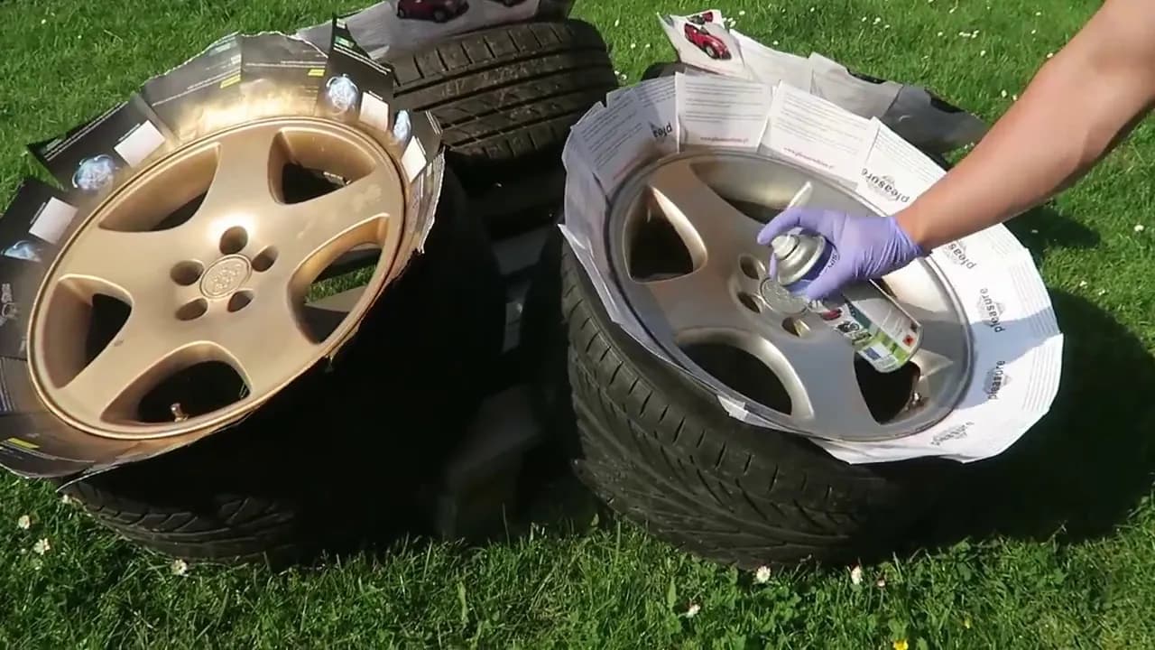 Jak zabezpieczyć opony przed malowaniem felg, aby uniknąć uszkodzeń
